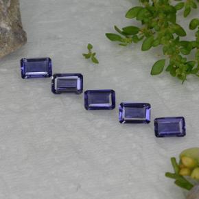 Achetez naturel 2,28ct bleue iolite gems, taille émeraude, en provenance madagascar chez gemselect. en stock, livraison internationale!