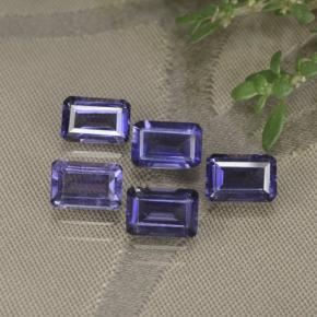 Achetez naturel 2,77ct violet iolite gems, taille émeraude, en provenance madagascar chez gemselect. en stock, livraison internationale!