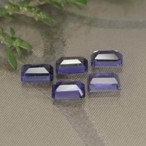 Achetez naturel 2,77ct violet iolite gems, taille émeraude, en provenance madagascar chez gemselect. en stock, livraison internationale!