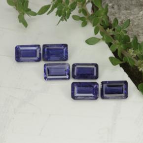Achetez naturel 3,11ct bleue iolite gems, taille émeraude, en provenance madagascar chez gemselect. en stock, livraison internationale!