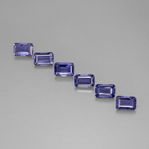 Achetez naturel 3,08ct bleue iolite gems, taille émeraude, en provenance madagascar chez gemselect. en stock, livraison internationale!
