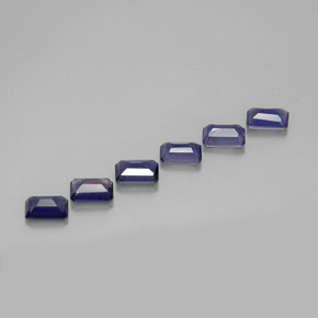 Achetez naturel ct bleue iolite gems, taille émeraude, en provenance madagascar chez gemselect. en stock, livraison internationale!