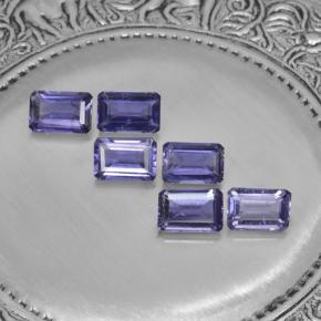 Achetez naturel 3,04ct violet iolite gems, taille émeraude, en provenance madagascar chez gemselect. en stock, livraison internationale!