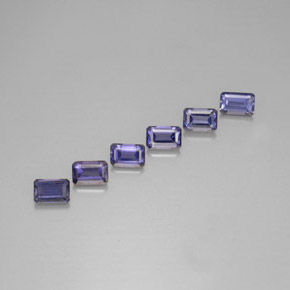 Achetez naturel 3,16ct bleue iolite gems, taille émeraude, en provenance madagascar chez gemselect. en stock, livraison internationale!