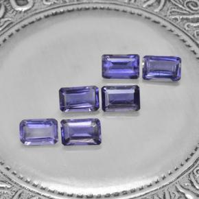Achetez naturel 2,88ct violet iolite gems, taille émeraude, en provenance madagascar chez gemselect. en stock, livraison internationale!