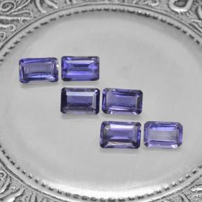 Achetez naturel 2,88ct violet iolite gems, taille émeraude, en provenance madagascar chez gemselect. en stock, livraison internationale!
