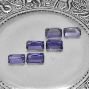 Achetez naturel 2,88ct violet iolite gems, taille émeraude, en provenance madagascar chez gemselect. en stock, livraison internationale!