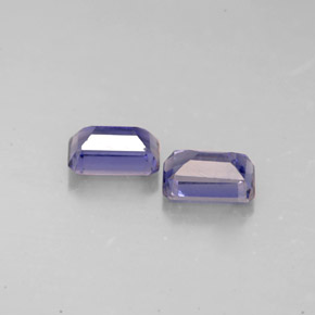 Achetez naturel ct bleue iolite gems, taille émeraude, en provenance madagascar chez gemselect. en stock, livraison internationale!