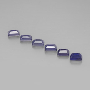 Achetez naturel 3,33ct bleue iolite gems, taille émeraude, en provenance madagascar chez gemselect. en stock, livraison internationale!