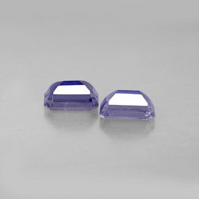 Achetez naturel ct bleue iolite gems, taille émeraude, en provenance madagascar chez gemselect. en stock, livraison internationale!