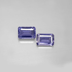 Achetez naturel ct bleue iolite gems, taille émeraude, en provenance madagascar chez gemselect. en stock, livraison internationale!