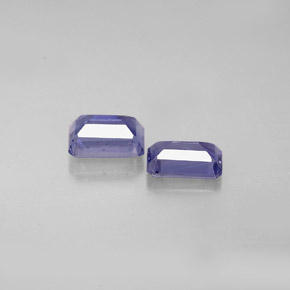 Achetez naturel ct bleue iolite gems, taille émeraude, en provenance madagascar chez gemselect. en stock, livraison internationale!