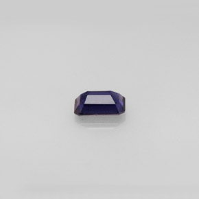 Iolite bleue naturelle taille émeraude, 0,41 ct, VS