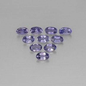 Achetez naturel ct bleu violet iolite gems, coupe ovale, en provenance madagascar chez gemselect. en stock, livraison internationale!