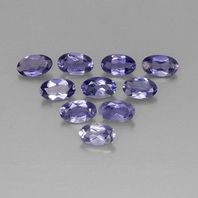 Achetez naturel ct Violet Bleu Iolite gems, Coupe ovale, En provenance Madagascar chez GemSelect. En stock, livraison internationale!