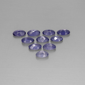 Achetez naturel ct Violet Bleu Iolite gems, Coupe ovale, En provenance Madagascar chez GemSelect. En stock, livraison internationale!