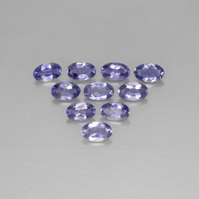 Achetez naturel ct Violet Bleu Iolite gems, Coupe ovale, En provenance Madagascar chez GemSelect. En stock, livraison internationale!