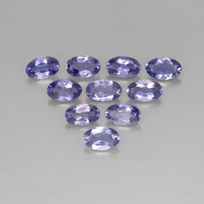 Achetez naturel ct Violet Bleu Iolite gems, Coupe ovale, En provenance Madagascar chez GemSelect. En stock, livraison internationale!