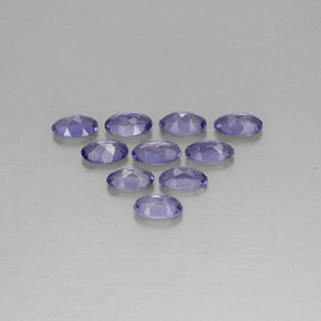 Achetez naturel ct Violet Bleu Iolite gems, Coupe ovale, En provenance Madagascar chez GemSelect. En stock, livraison internationale!