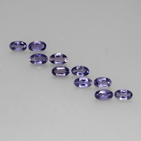 Achetez naturel ct Violet Bleu Iolite gems, Coupe ovale, En provenance Madagascar chez GemSelect. En stock, livraison internationale!
