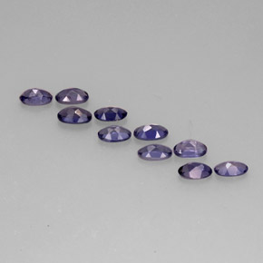 Achetez naturel ct Violet Bleu Iolite gems, Coupe ovale, En provenance Madagascar chez GemSelect. En stock, livraison internationale!