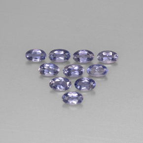 Achetez naturel ct Violet Bleu Iolite gems, Coupe ovale, En provenance Madagascar chez GemSelect. En stock, livraison internationale!