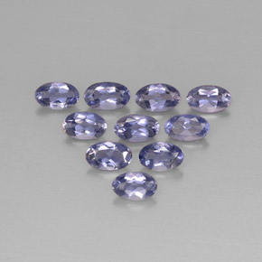 Achetez naturel ct Violet Bleu Iolite gems, Coupe ovale, En provenance Madagascar chez GemSelect. En stock, livraison internationale!
