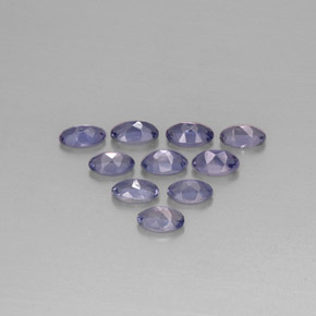 Achetez naturel ct Violet Bleu Iolite gems, Coupe ovale, En provenance Madagascar chez GemSelect. En stock, livraison internationale!