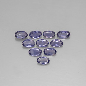 Achetez naturel ct bleue iolite gems, coupe ovale, en provenance madagascar chez gemselect. en stock, livraison internationale!