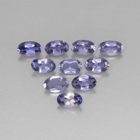 Achetez naturel ct bleue iolite gems, coupe ovale, en provenance madagascar chez gemselect. en stock, livraison internationale!