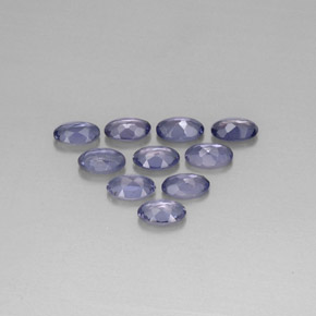Achetez naturel ct bleue iolite gems, coupe ovale, en provenance madagascar chez gemselect. en stock, livraison internationale!