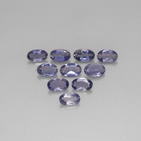 Achetez naturel ct bleue iolite gems, coupe ovale, en provenance madagascar chez gemselect. en stock, livraison internationale!