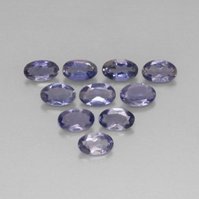 Achetez naturel ct bleue iolite gems, coupe ovale, en provenance madagascar chez gemselect. en stock, livraison internationale!