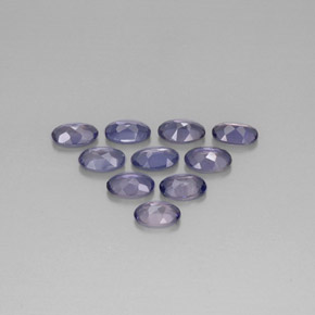 Achetez naturel ct bleue iolite gems, coupe ovale, en provenance madagascar chez gemselect. en stock, livraison internationale!