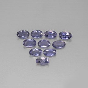 Achetez naturel ct bleue iolite gems, coupe ovale, en provenance madagascar chez gemselect. en stock, livraison internationale!