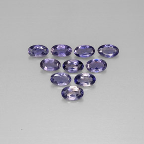Achetez naturel ct bleue iolite gems, coupe ovale, en provenance madagascar chez gemselect. en stock, livraison internationale!