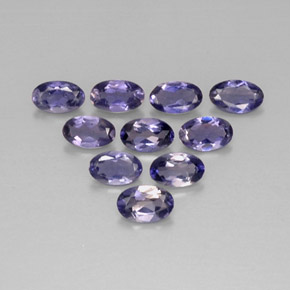 Achetez naturel ct bleue iolite gems, coupe ovale, en provenance madagascar chez gemselect. en stock, livraison internationale!
