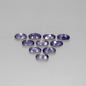 Achetez naturel ct bleue iolite gems, coupe ovale, en provenance madagascar chez gemselect. en stock, livraison internationale!