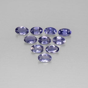 Achetez naturel ct Violet Bleu Iolite gems, Coupe ovale, En provenance Madagascar chez GemSelect. En stock, livraison internationale!