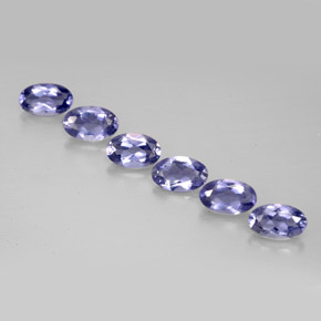 Achetez naturel ct bleue iolite gems, coupe ovale, en provenance madagascar chez gemselect. en stock, livraison internationale!