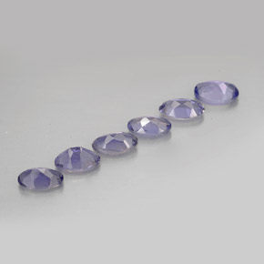 Achetez naturel ct Violet Bleu Iolite gems, Coupe ovale, En provenance Madagascar chez GemSelect. En stock, livraison internationale!