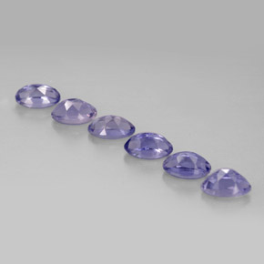 Achetez naturel ct Violet Bleu Iolite gems, Coupe ovale, En provenance Madagascar chez GemSelect. En stock, livraison internationale!