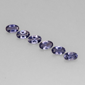 Achetez naturel ct Violet Bleu Iolite gems, Coupe ovale, En provenance Madagascar chez GemSelect. En stock, livraison internationale!