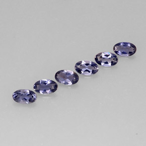 Achetez naturel ct Violet Bleu Iolite gems, Coupe ovale, En provenance Madagascar chez GemSelect. En stock, livraison internationale!