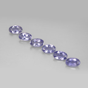 Achetez naturel ct bleue iolite gems, coupe ovale, en provenance madagascar chez gemselect. en stock, livraison internationale!