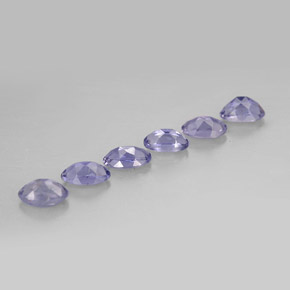 Achetez naturel ct Violet Bleu Iolite gems, Coupe ovale, En provenance Madagascar chez GemSelect. En stock, livraison internationale!