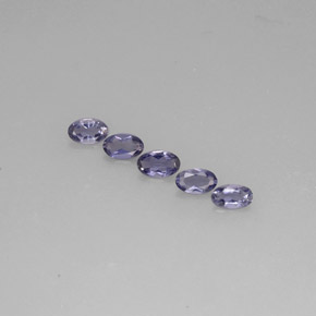 Achetez naturel ct Violet Bleu Iolite gems, Coupe ovale, En provenance Madagascar chez GemSelect. En stock, livraison internationale!