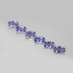 Achetez naturel ct Violet Bleu Iolite gems, Coupe ovale, En provenance Madagascar chez GemSelect. En stock, livraison internationale!