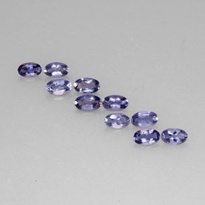 Achetez naturel ct Violet Bleu Iolite gems, Coupe ovale, En provenance Madagascar chez GemSelect. En stock, livraison internationale!