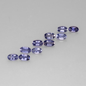 Achetez naturel ct Violet Bleu Iolite gems, Coupe ovale, En provenance Madagascar chez GemSelect. En stock, livraison internationale!